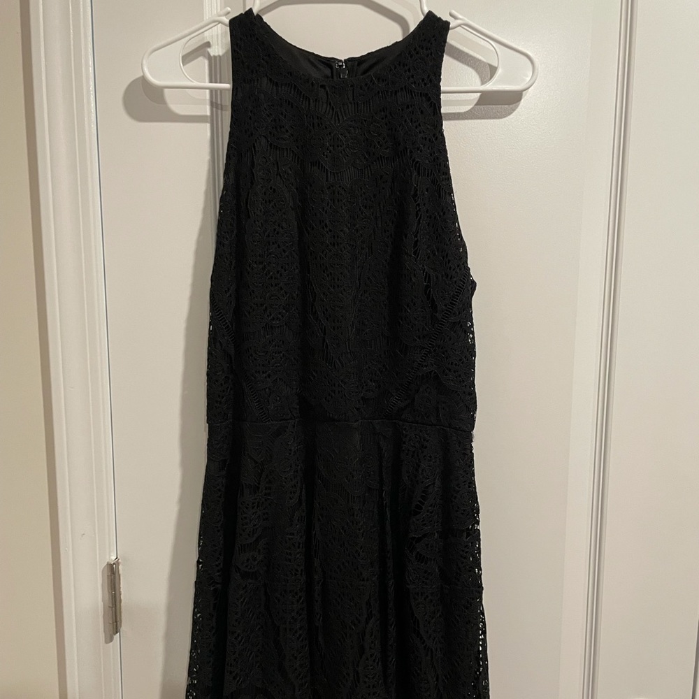 Lace black dress